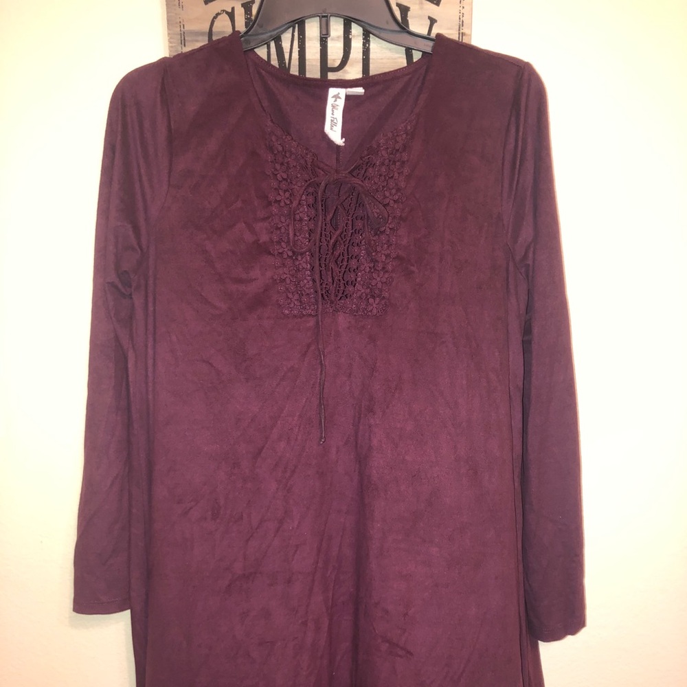 Maroon Dress
